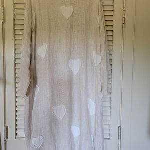 Paper Lace Linen Dress